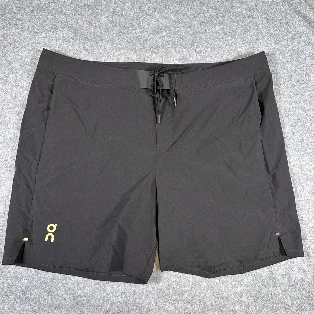 On Running Shorts Mens 2XL Black Performance Hybrid Run On Clouds Athletic
